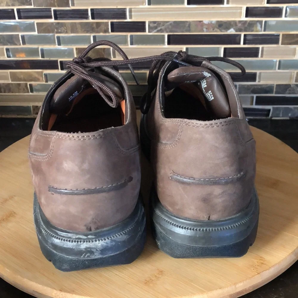 Timberland waterproof Montgomery PTO suede brown shoes‎ men's size 10.5